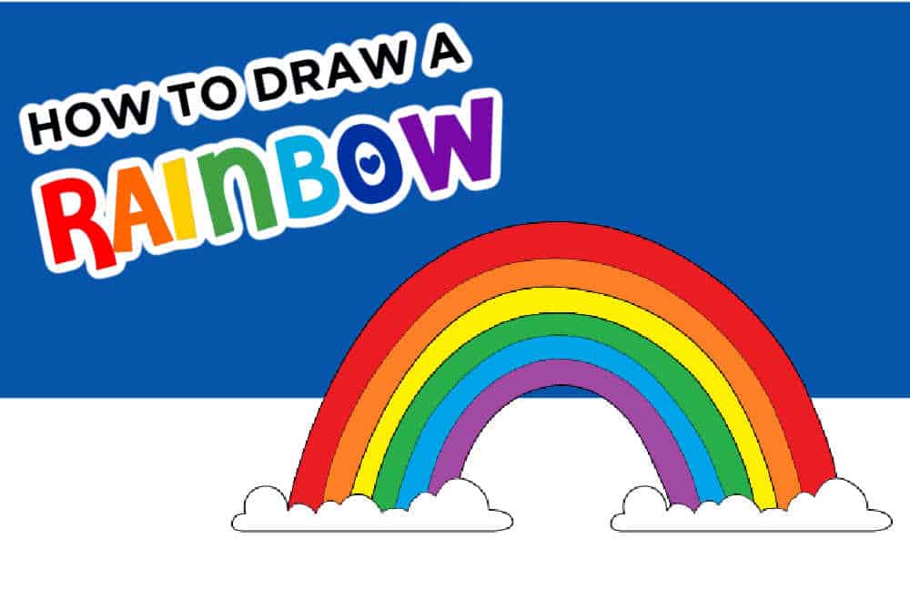 How to Draw a Rainbow For Kids