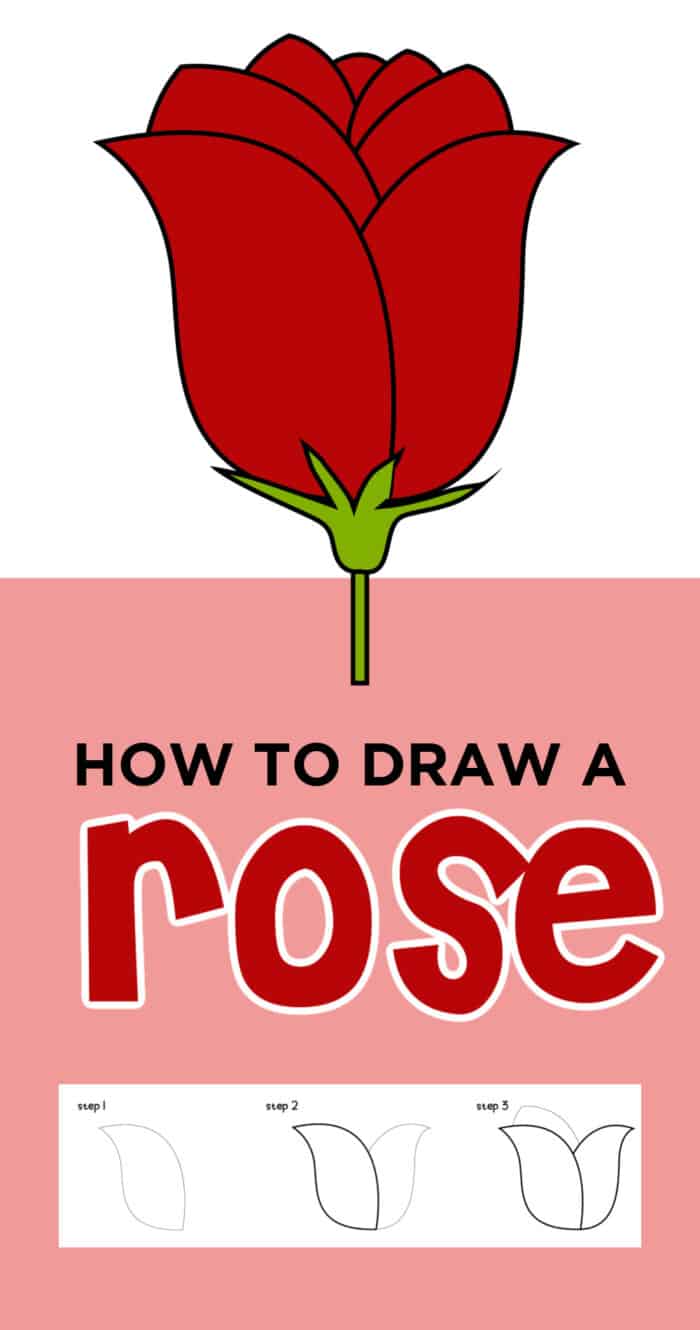 How to Draw a Rose Easy