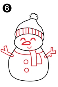 How to Draw a Snowman tutorial