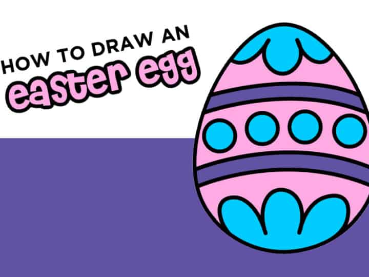 how to draw an easter egg