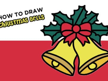 How to Draw Christmas Bell