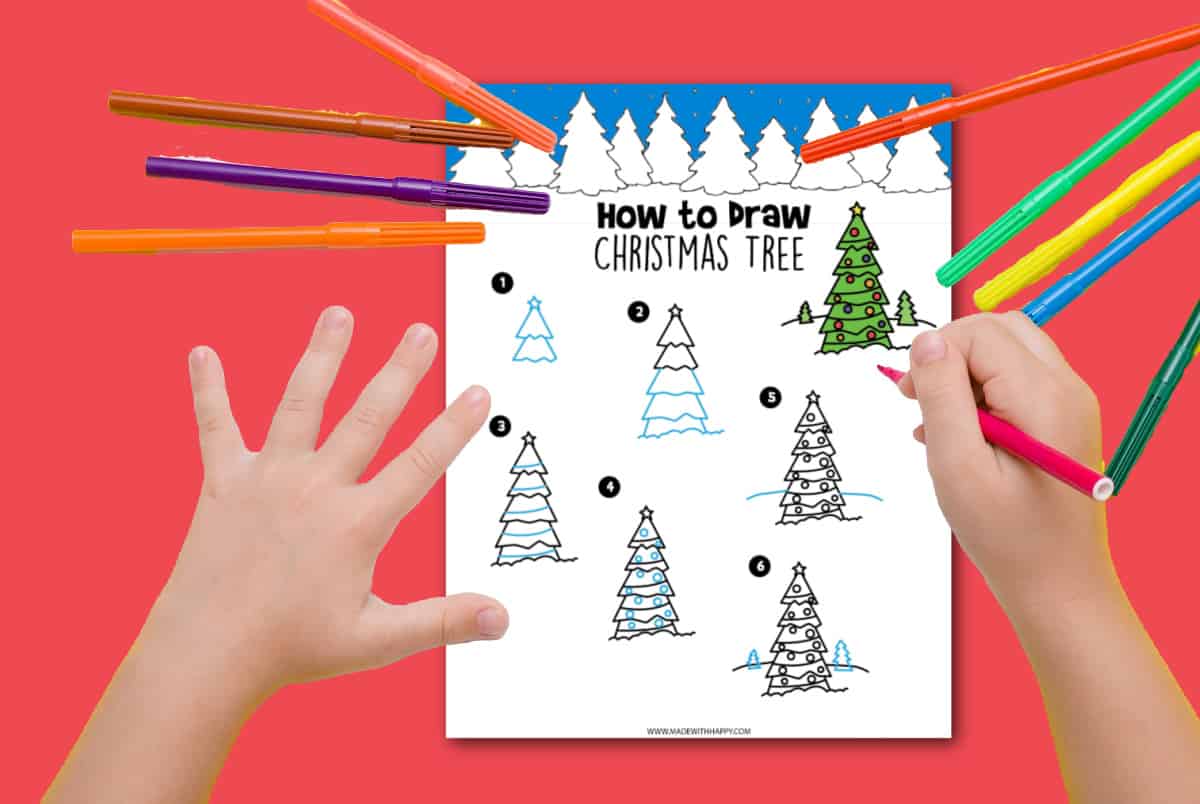 How to Draw Christmas Tree