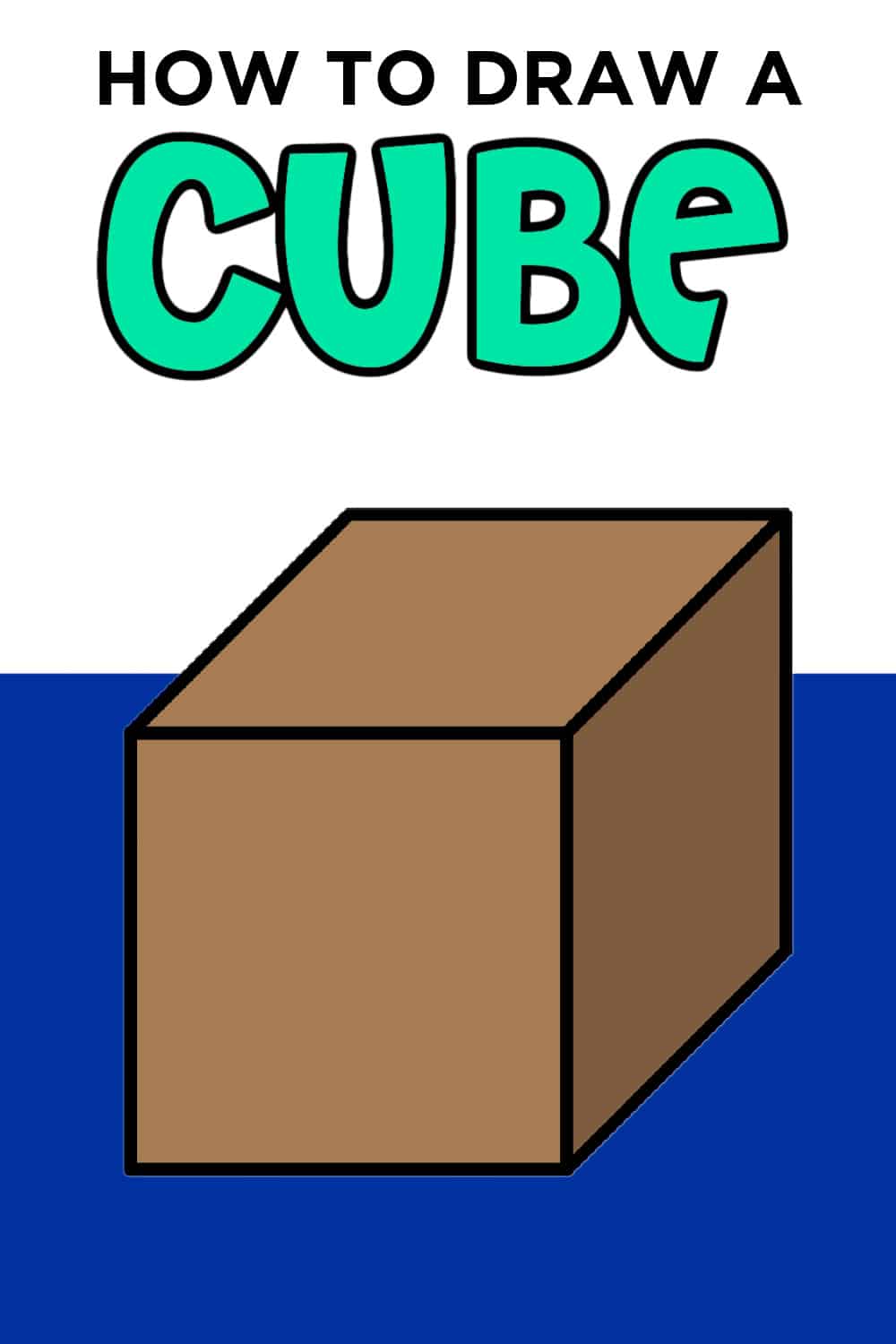 how to draw a cube in 3d