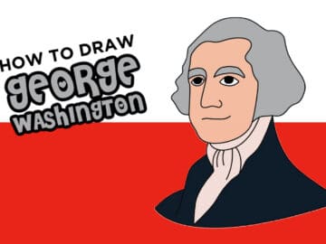 how to draw george washington