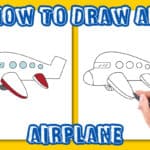 how to draw the airplane