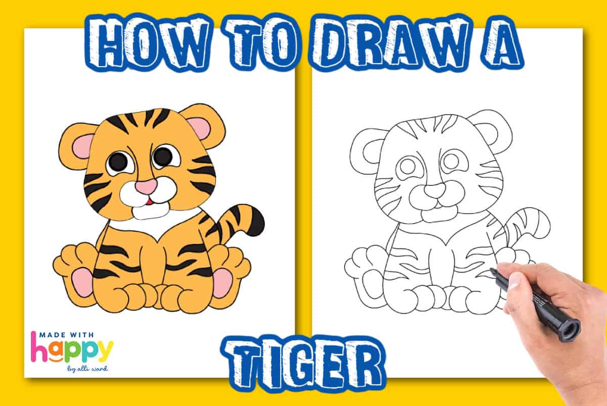 How To Draw Tiger