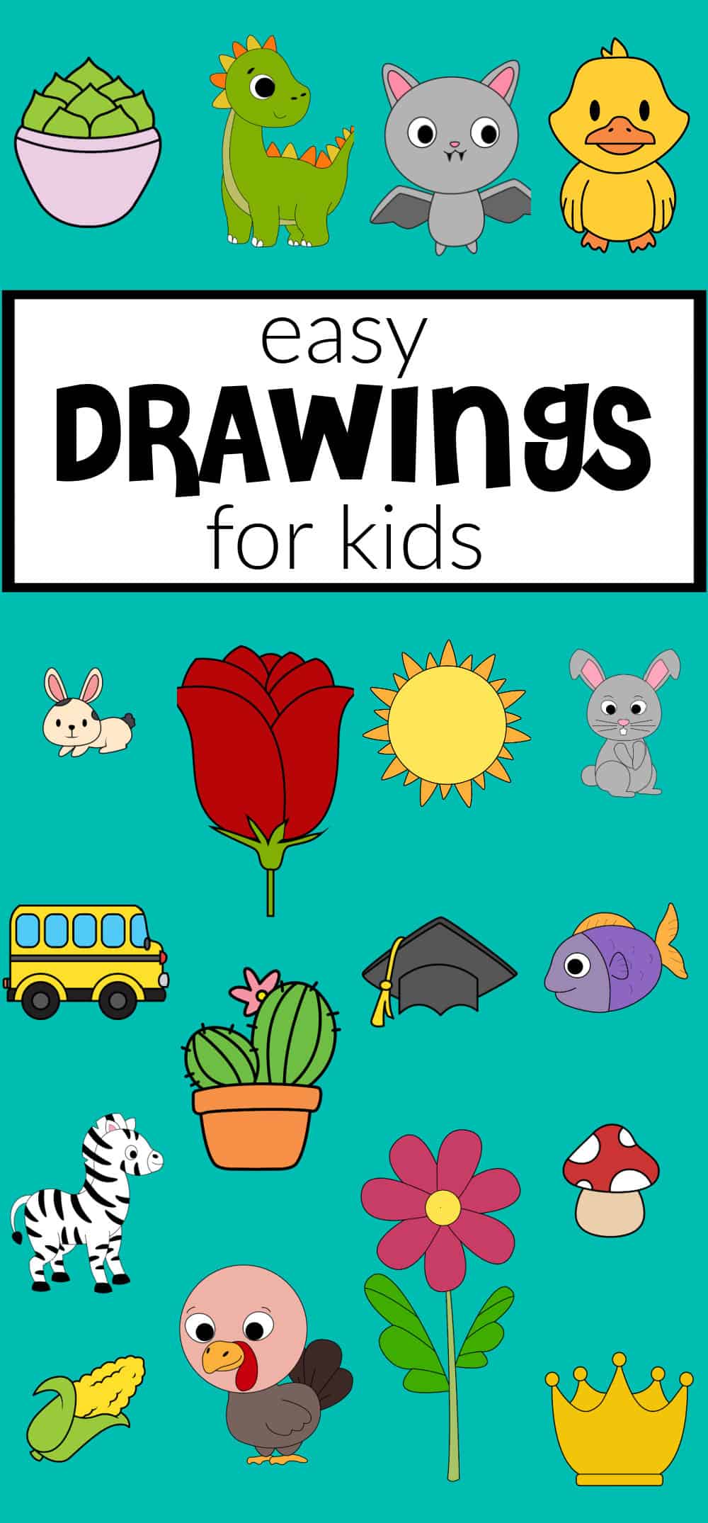 Drawing for kids - Things to draw for kids - Easy drawings easy-saigonsouth.com.vn