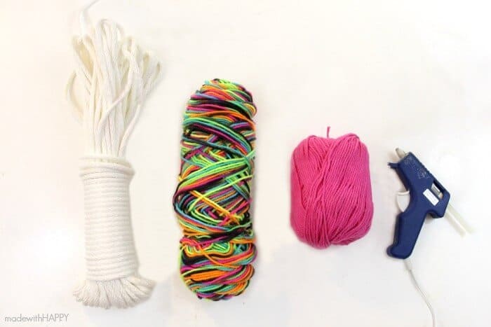 How to make a no-sew rope bowl | Rope Crafting | www.madewithHAPPY.com
