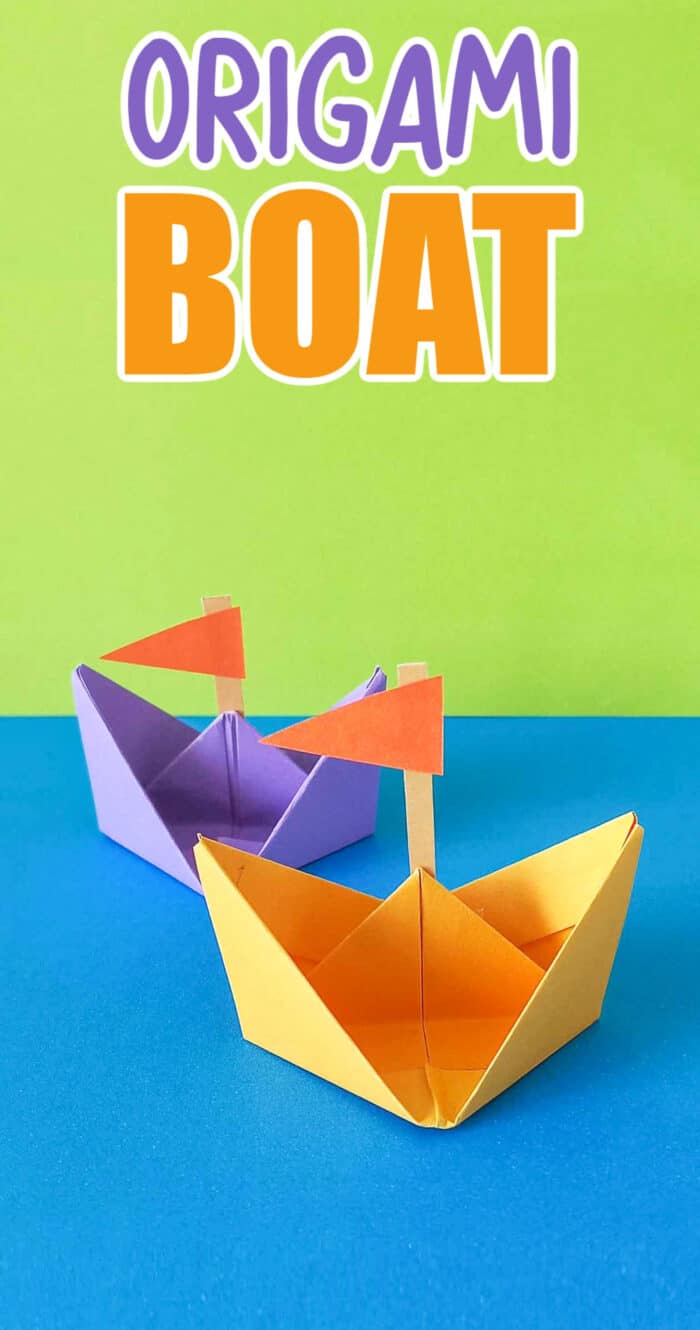 how to make an origami boat