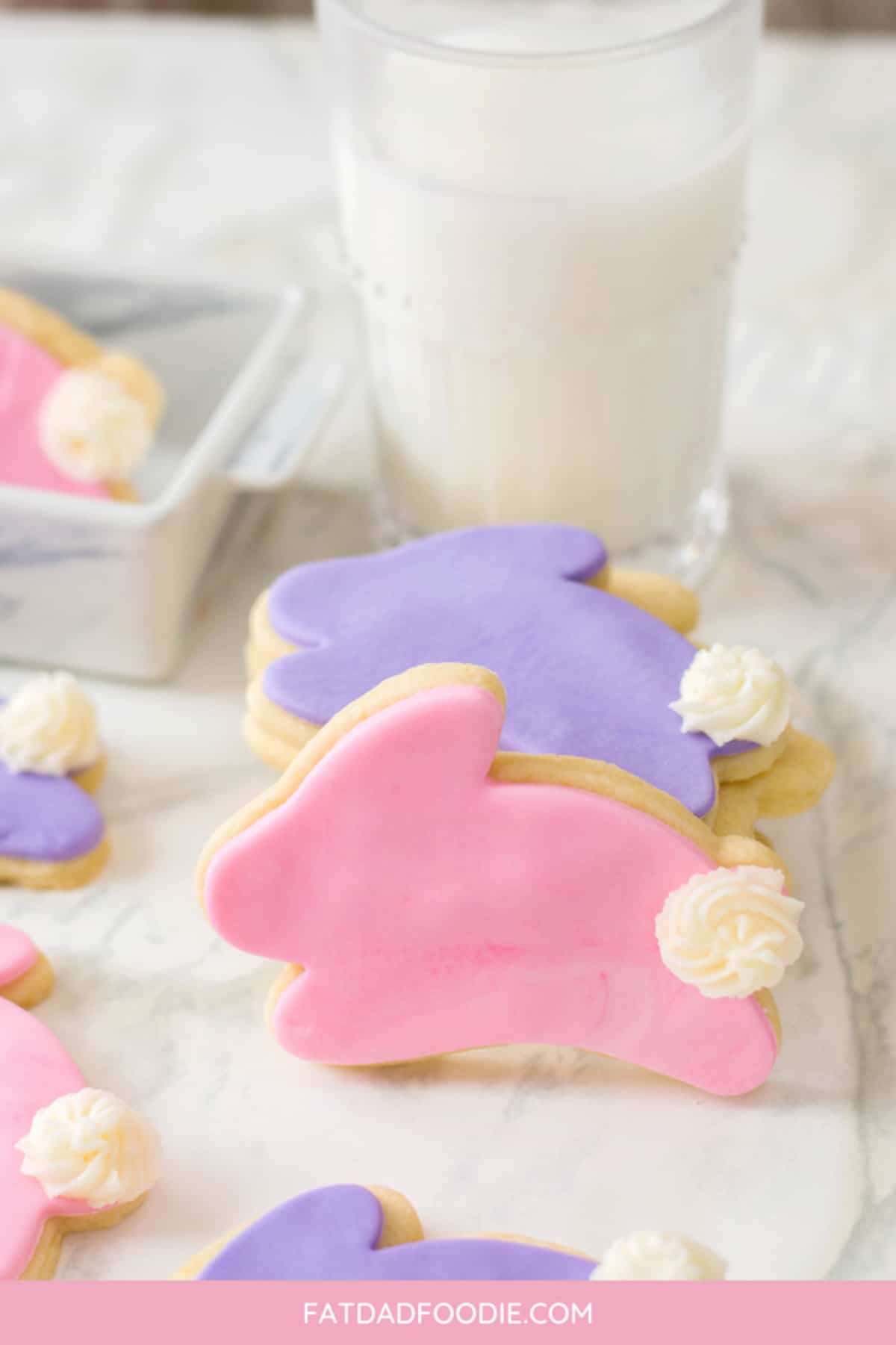 How To Make Bunny Fondant Cookies
