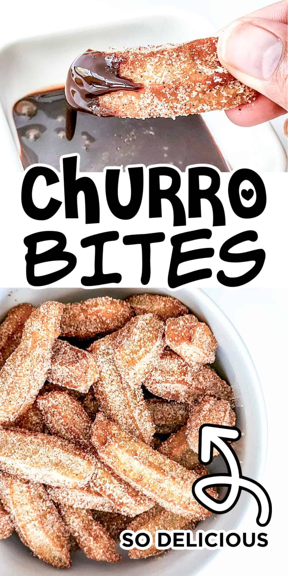how to make churro bites