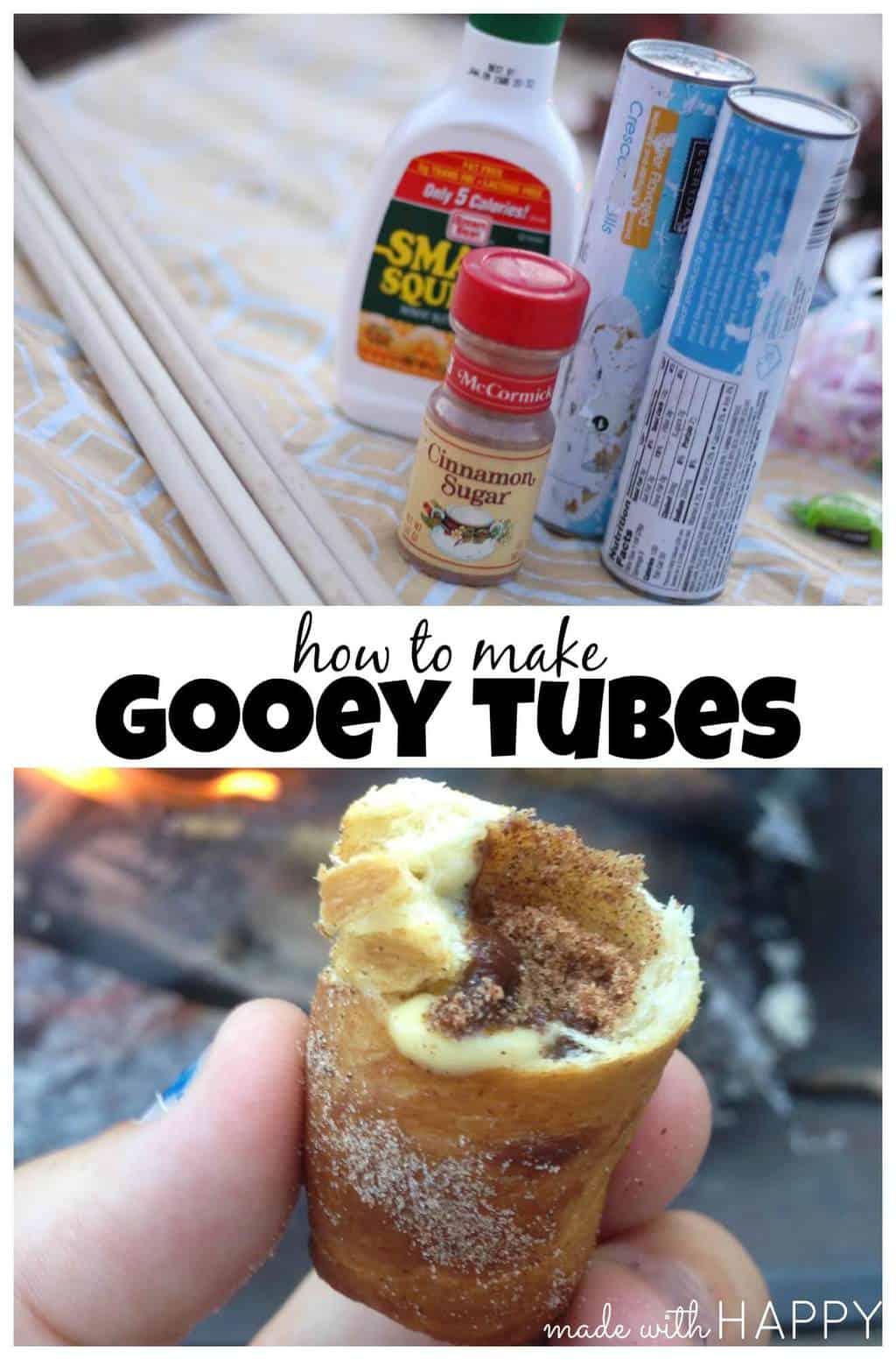 How to make gooey tubes