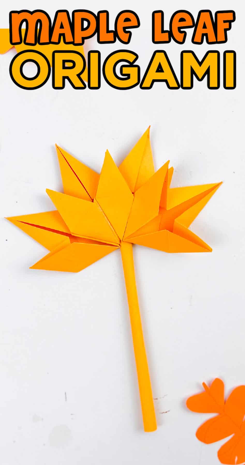 how to make origami maple leaf