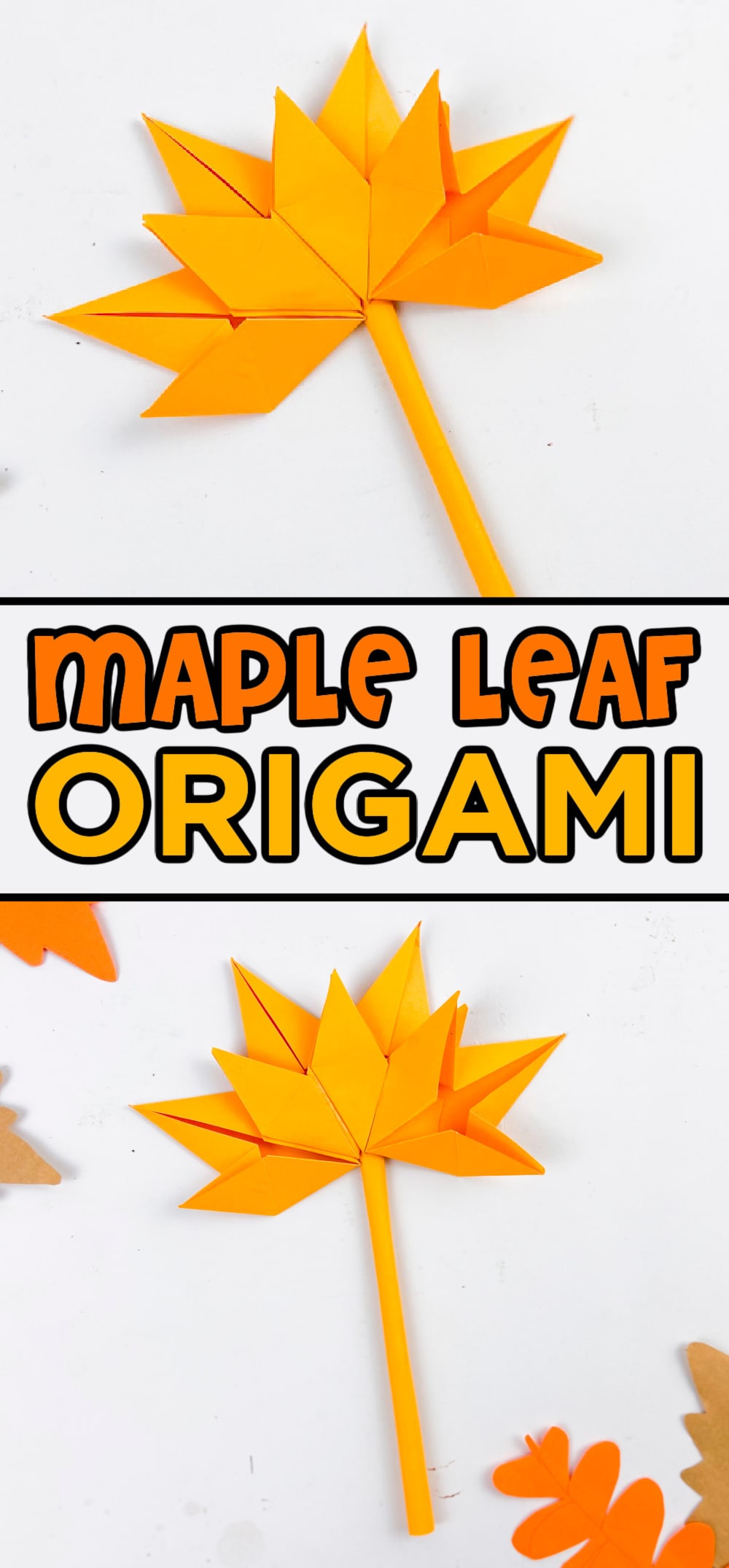Japanese maple leaf origami