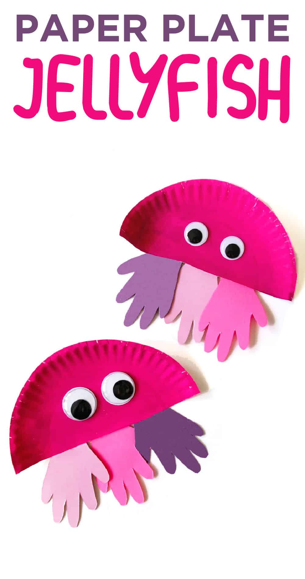 Paper Plate Jellyfish Made with HAPPY