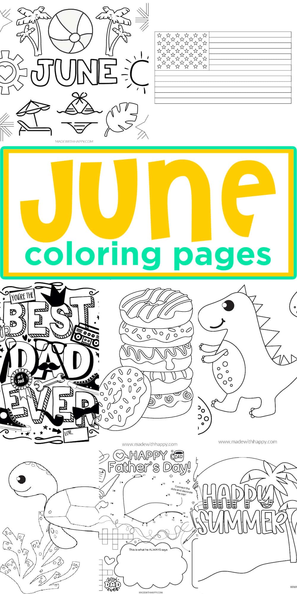 june color pages