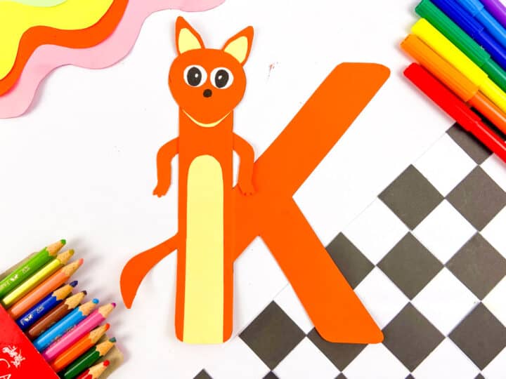 k is for kangaroo craft