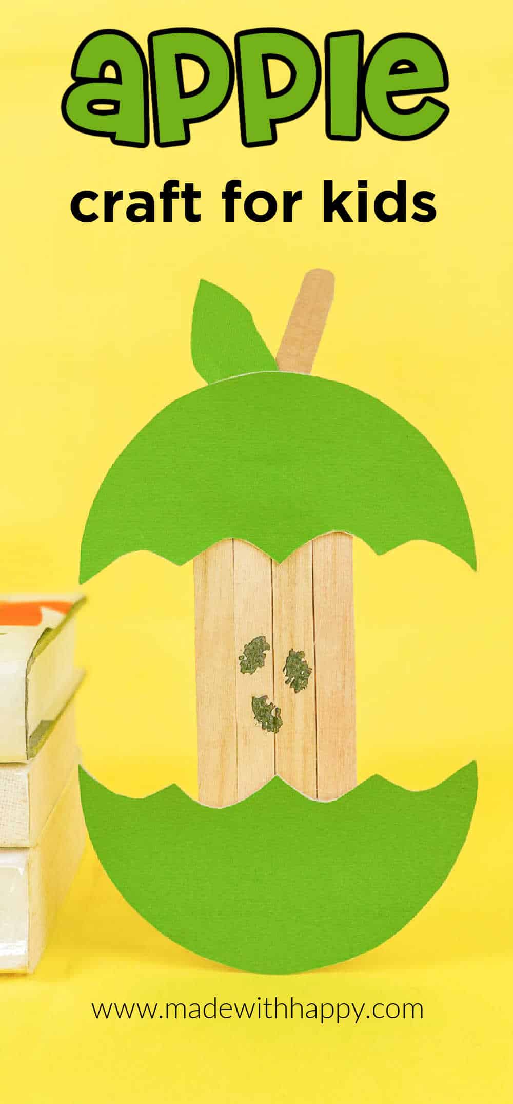 apple crafts for kindergarten