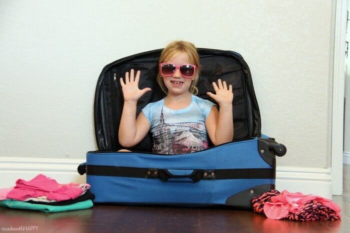 Traveling with Kids - Helping them Pack | www.madewithHAPPY.com | #GoldfishTales AD