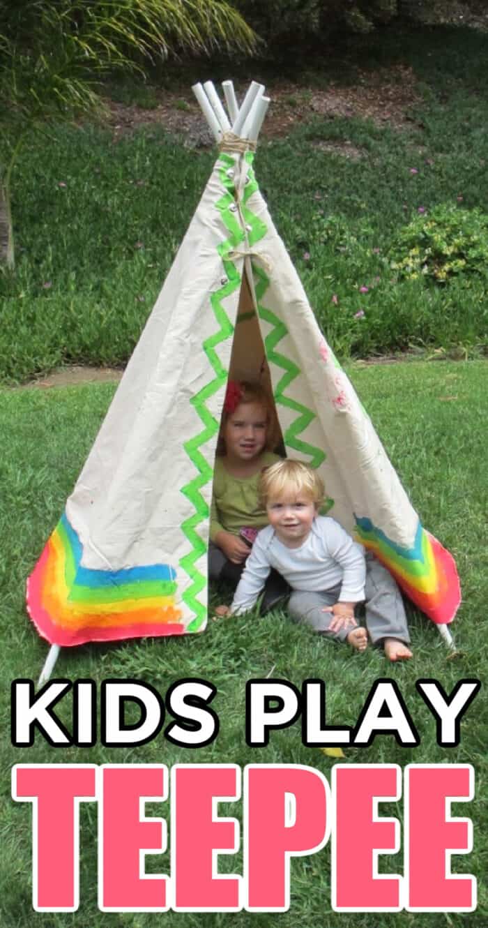 Canvas Teepee For Kids