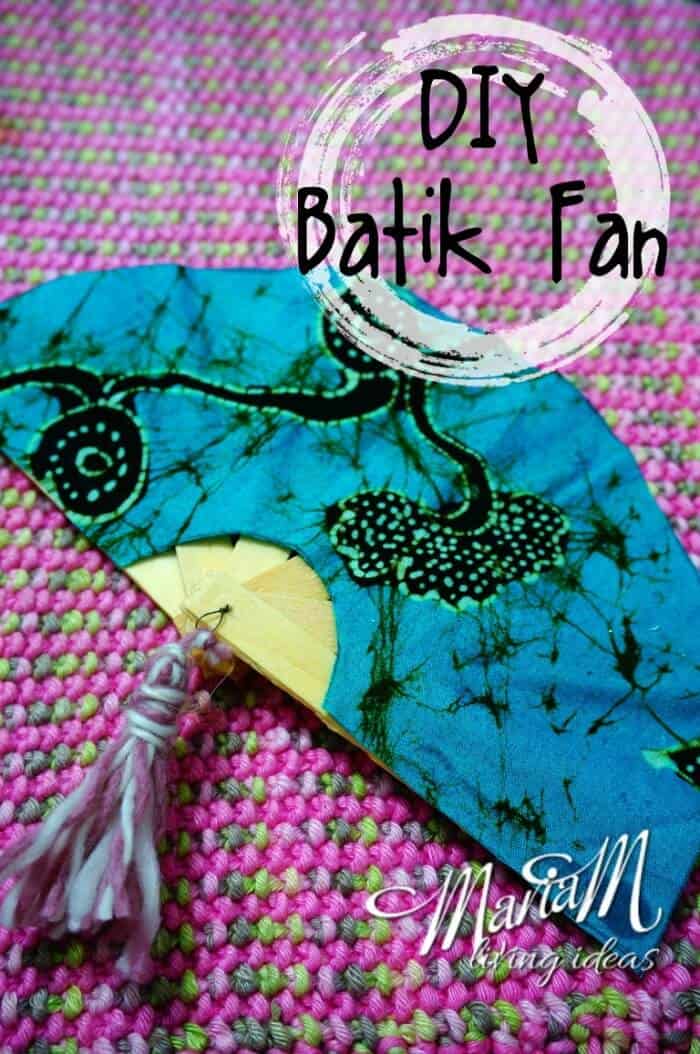 Indonesia - Batik Fan - Maria M Living Ideas