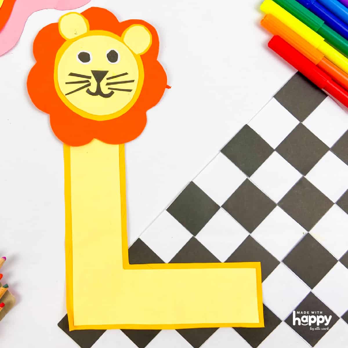 l lion kids craft