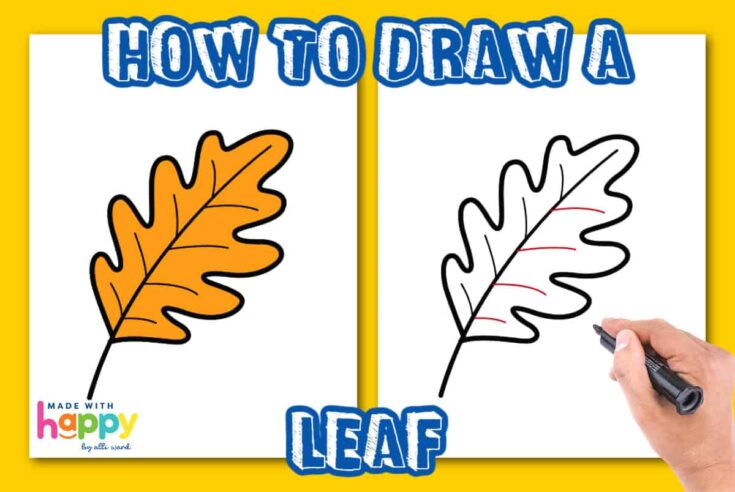 leaf drawings