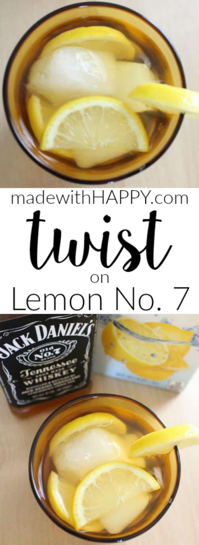 Lemon No. 7 Cocktail | Whiskey Lemonade Twist | Bachelor in Paradise Episode Recap | Week 2 of Bachelor in Paradise Drink Series |www.madewithhappy.com