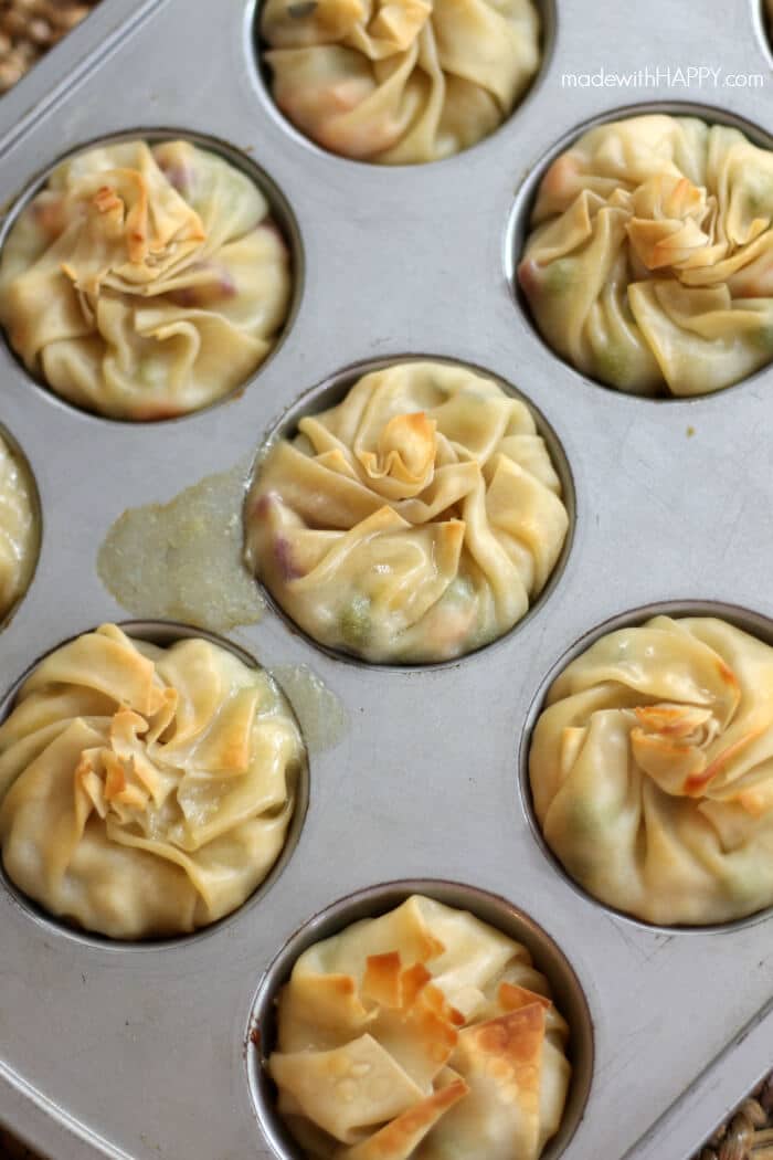 Reduced Fat Chicken Pot Pies