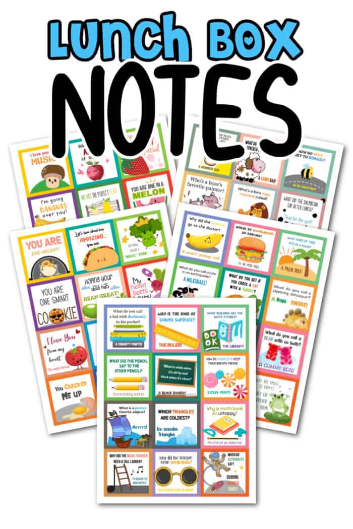60 Free Printable Lunch Box Notes For Kids - Made with HAPPY