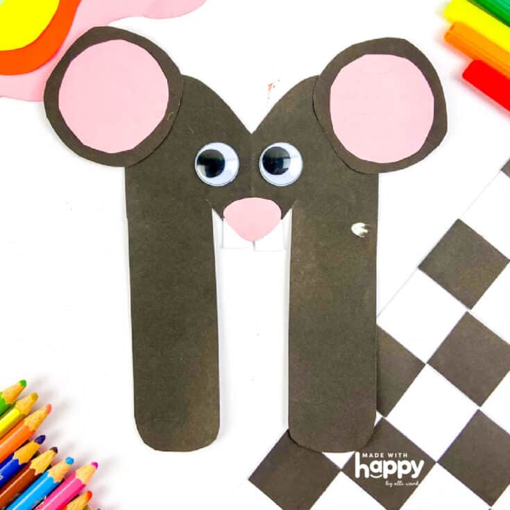 m is for mouse letter craft