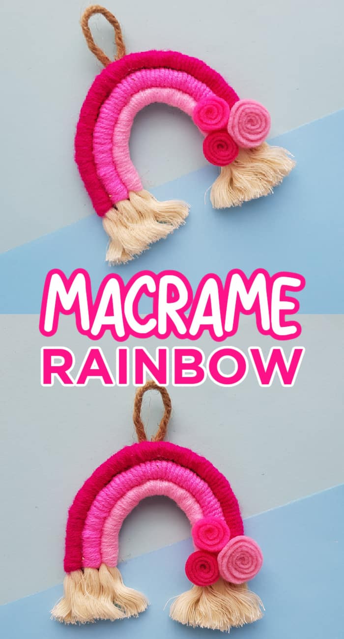 rainbow macrame