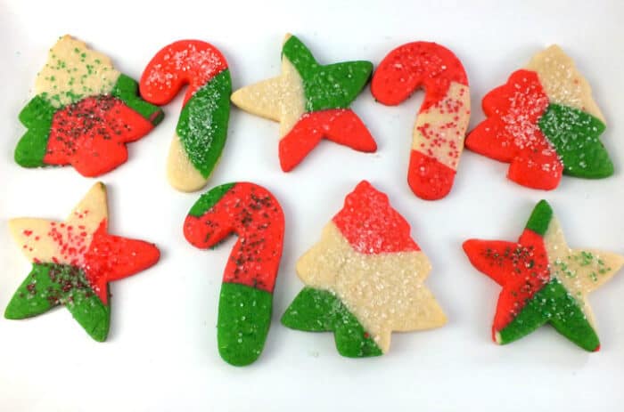Marble Sugar Cookies - Two Sisters Crafting | 20+ Holiday Cookies | Christmas Cookie Recipes | www.madewithHAPPY.com