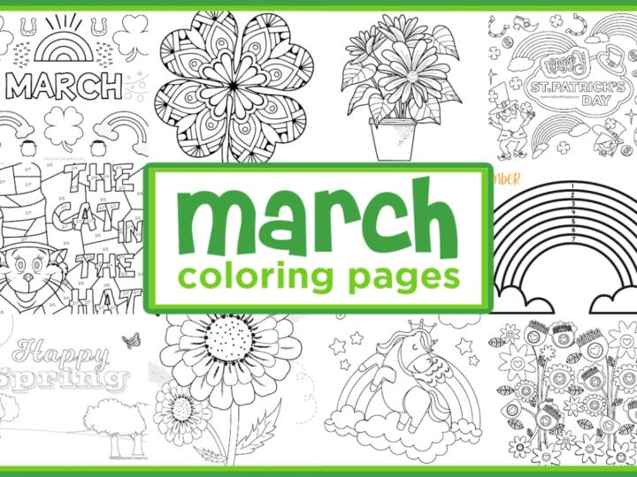 march coloring pages