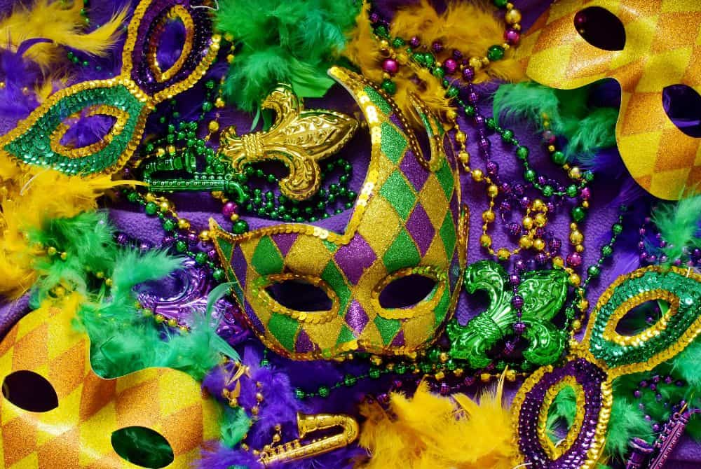 Mardi Gras Mask Craft