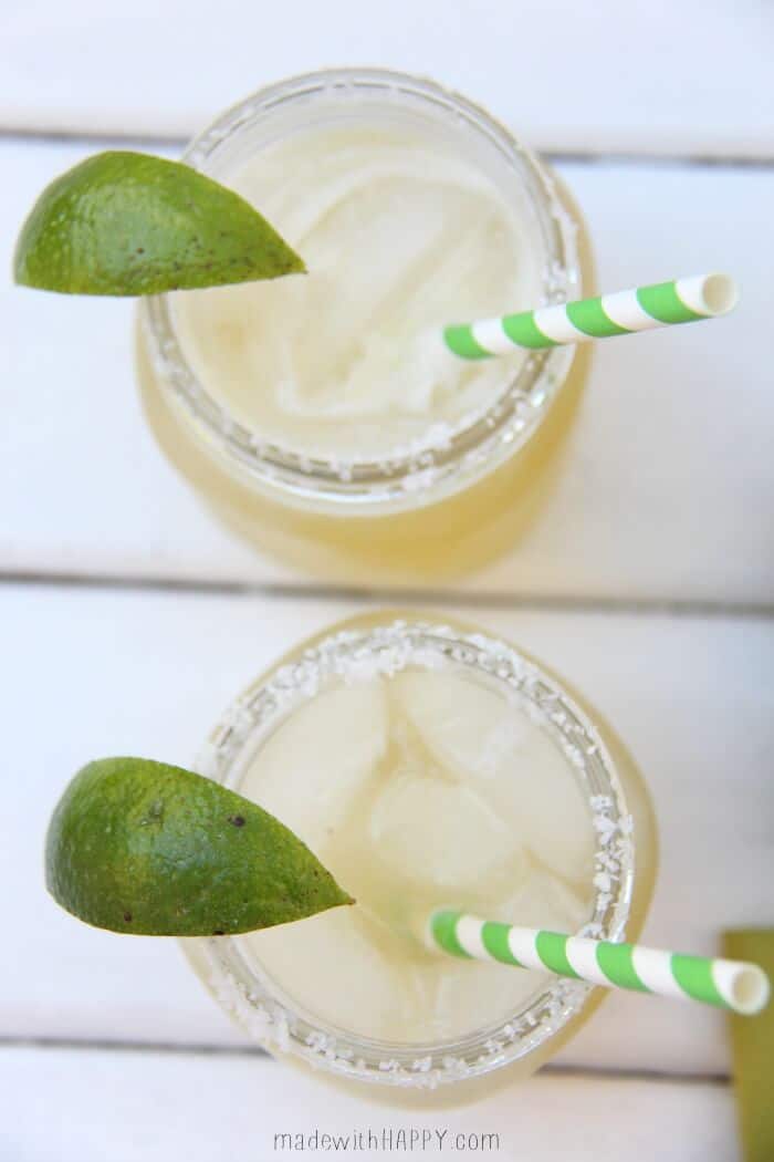 Two margaritas from uptop