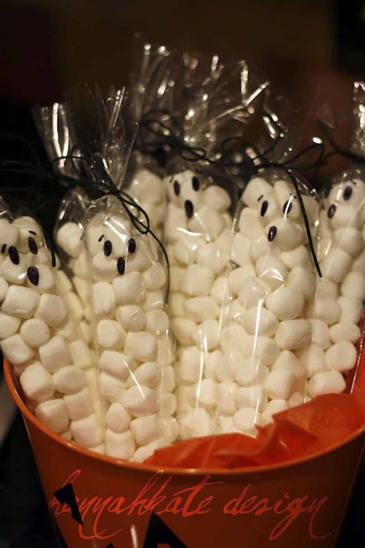 Marshmallow Ghost Treat Bags
