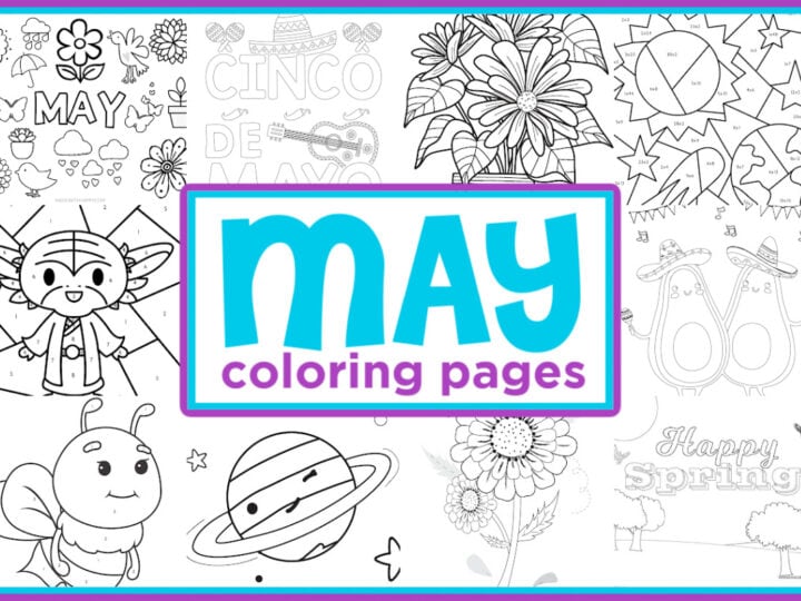 may coloring pages