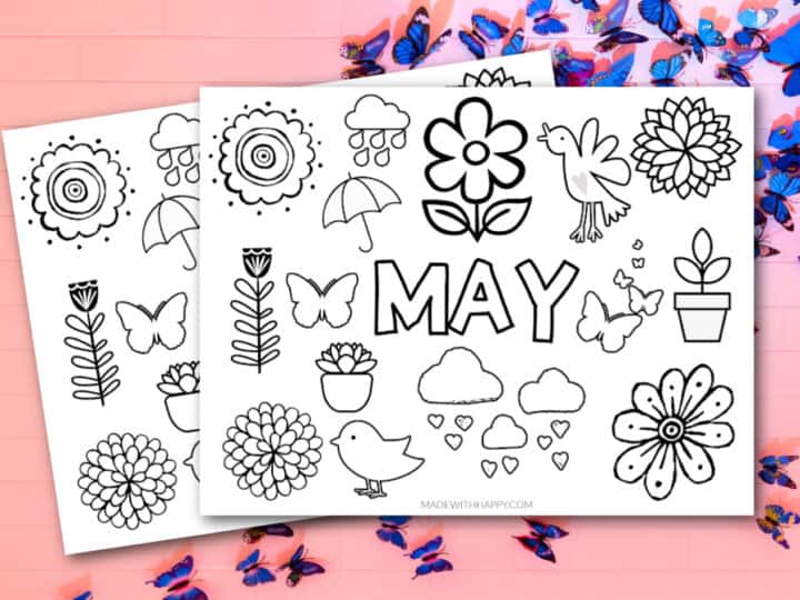 May Coloring Pages