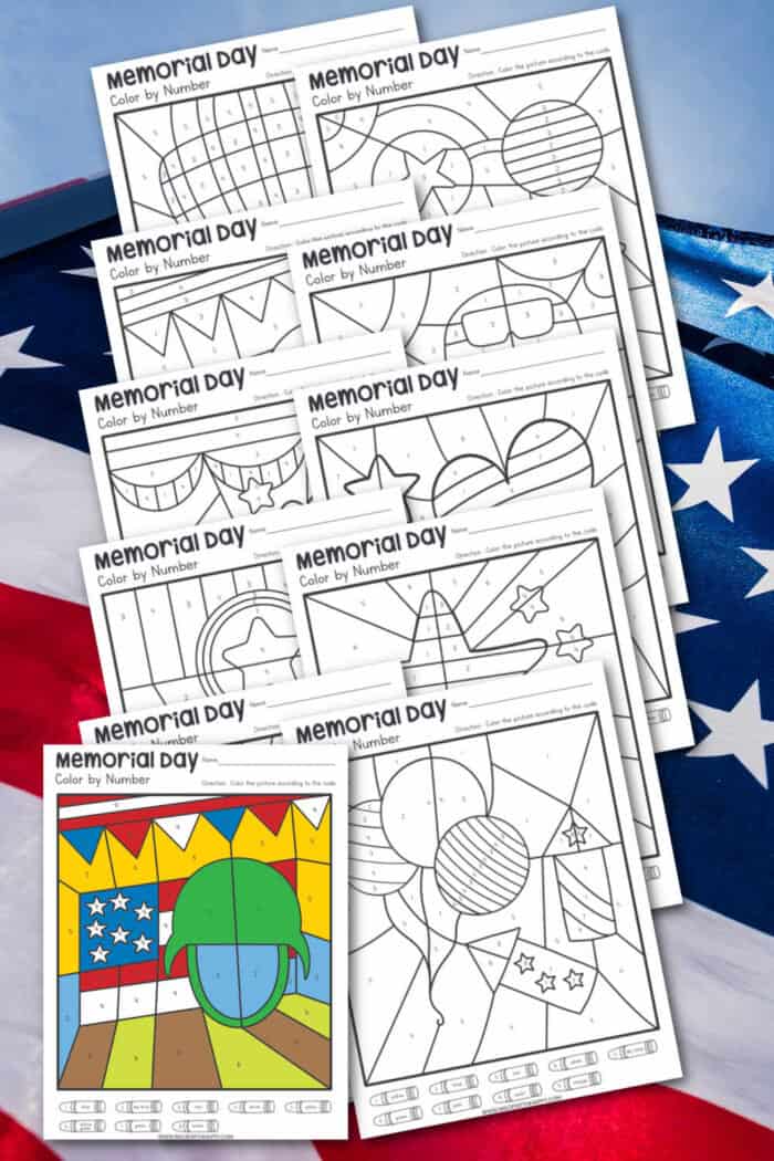 memorial day coloring pages made with happy