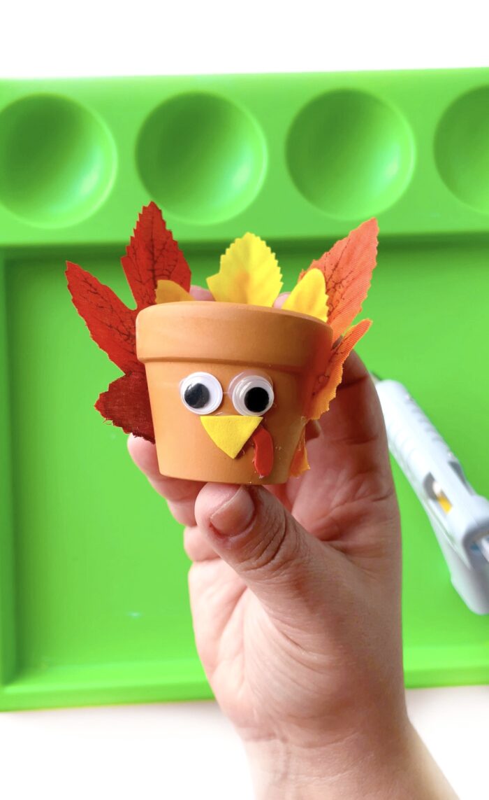 mini planter turkey craft step 3