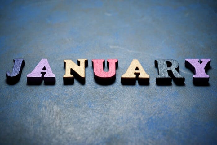 Month of January
