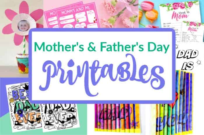 Mother's and Father's Day Printables