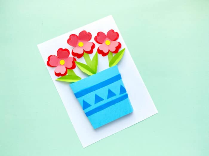 easy pop up flower card