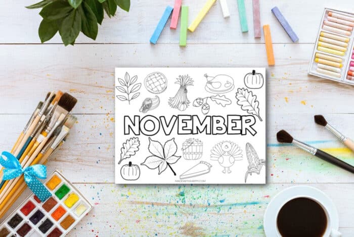 November Color Sheets