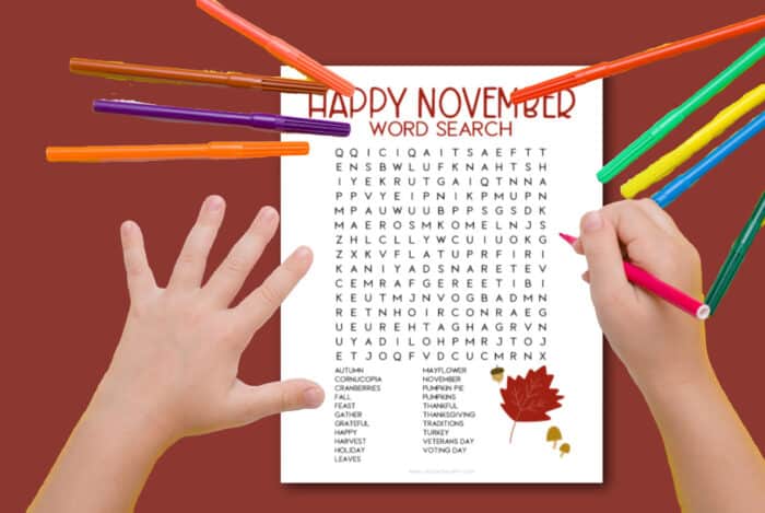 november word search puzzles
