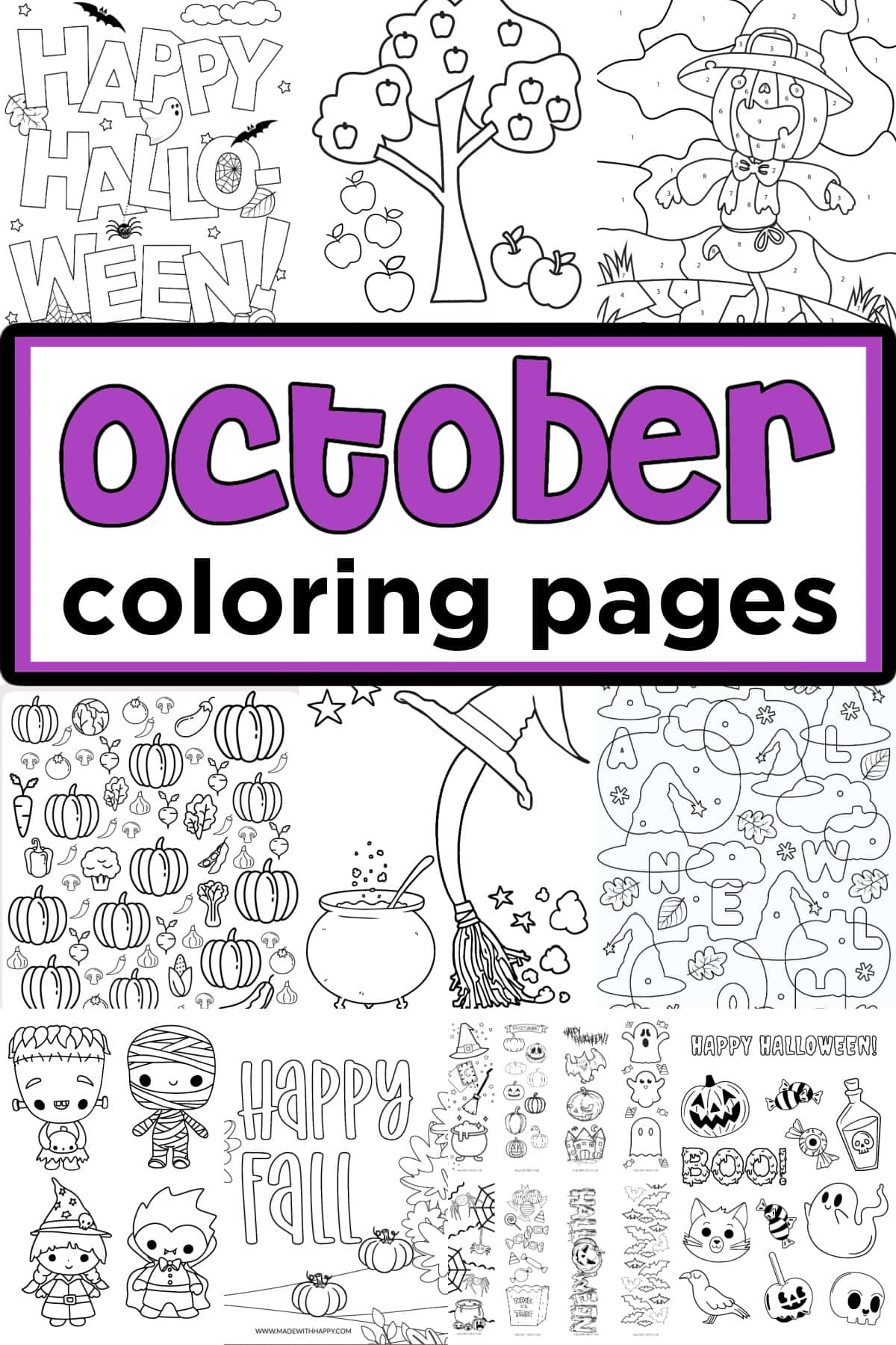 Octoboer color pages