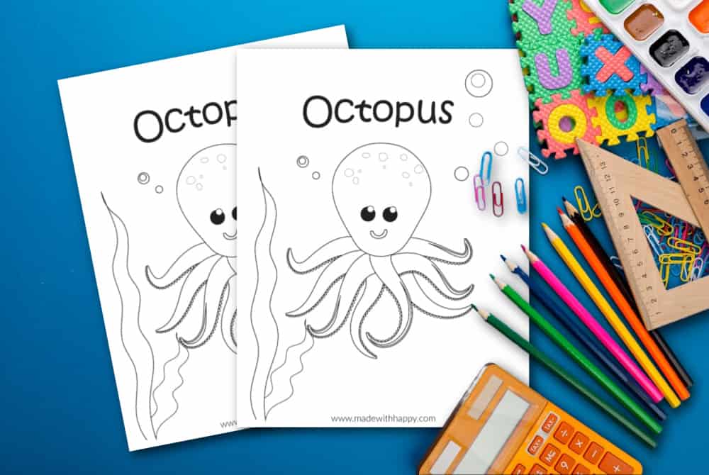 Octopus Color Sheet