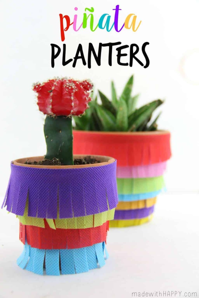 Piñata Planter | Cinco De Mayo Party Decoration | www.madewithHAPPY.com
