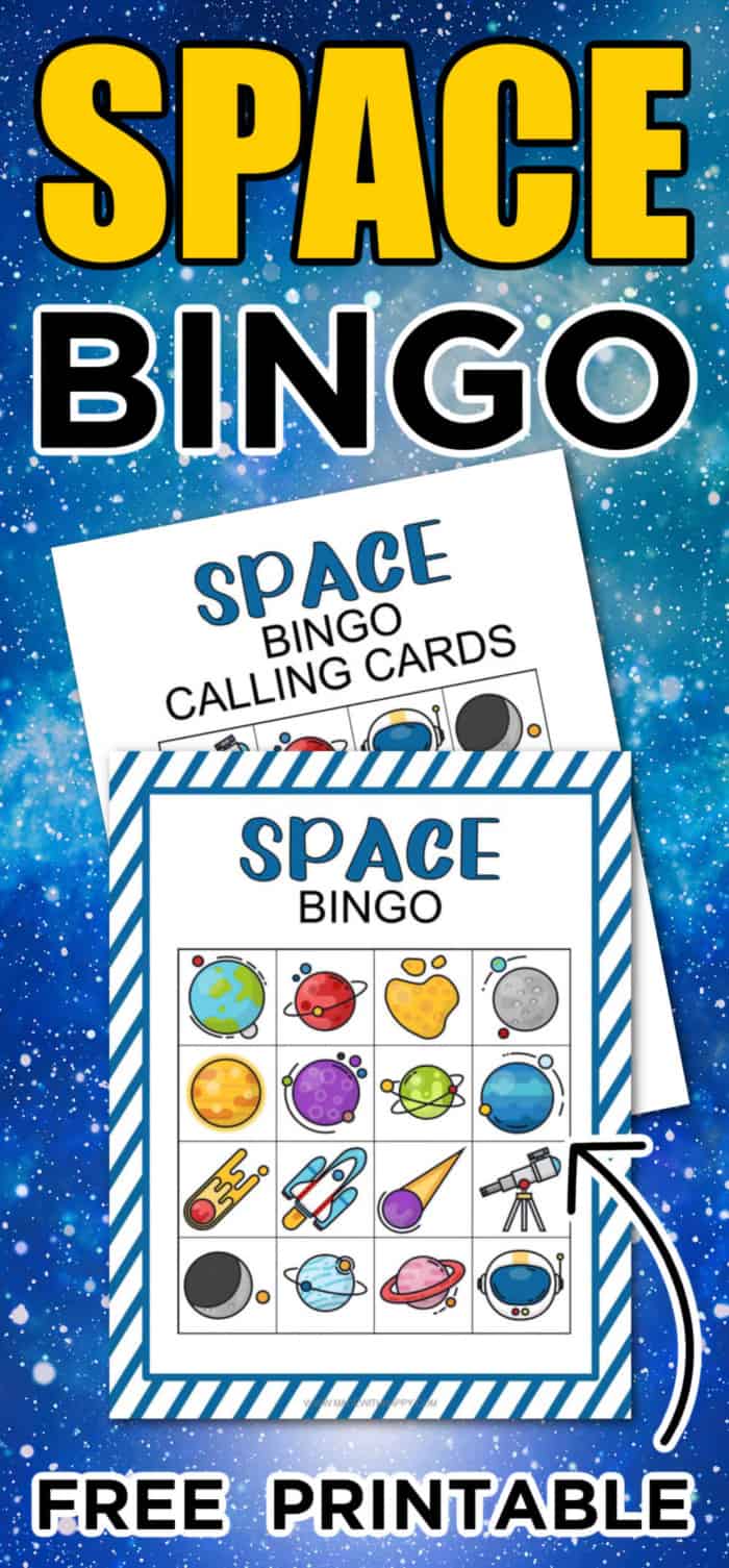 outer space bingo